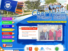Tablet Screenshot of charthamprimary.org.uk